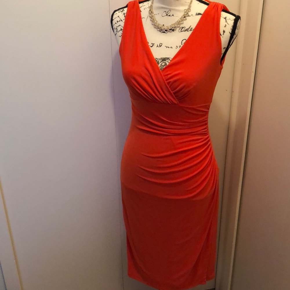 Orange Ralph Lauren dress